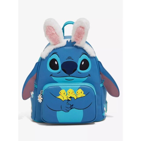 NWT Loungefly Disney Lilo & Stitch Bunny Ears Mini Backpack - Picture 6 of 8